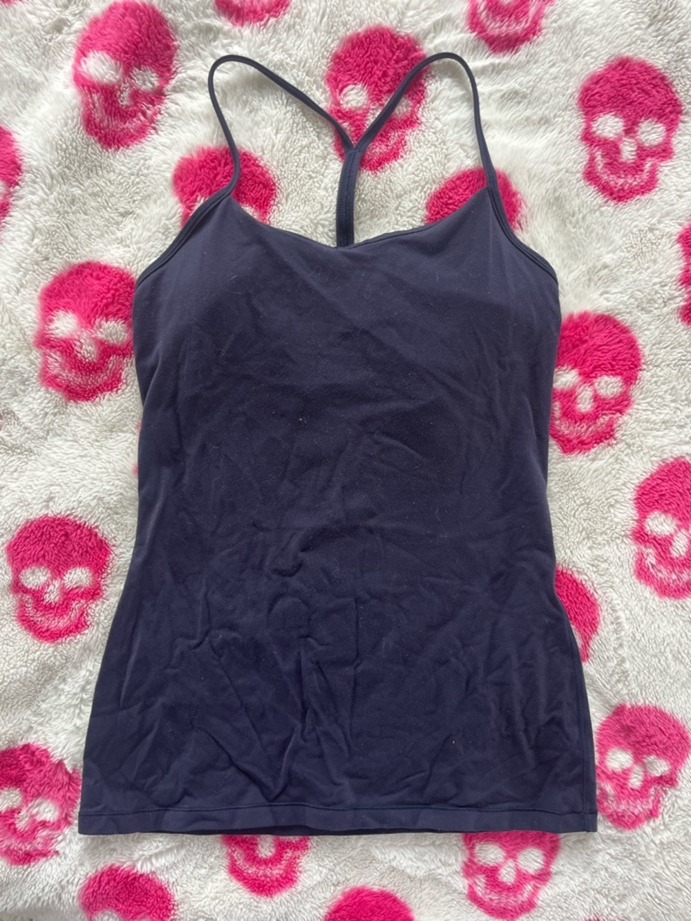 lululemon athletica Navy Strappy V-Back Tank
